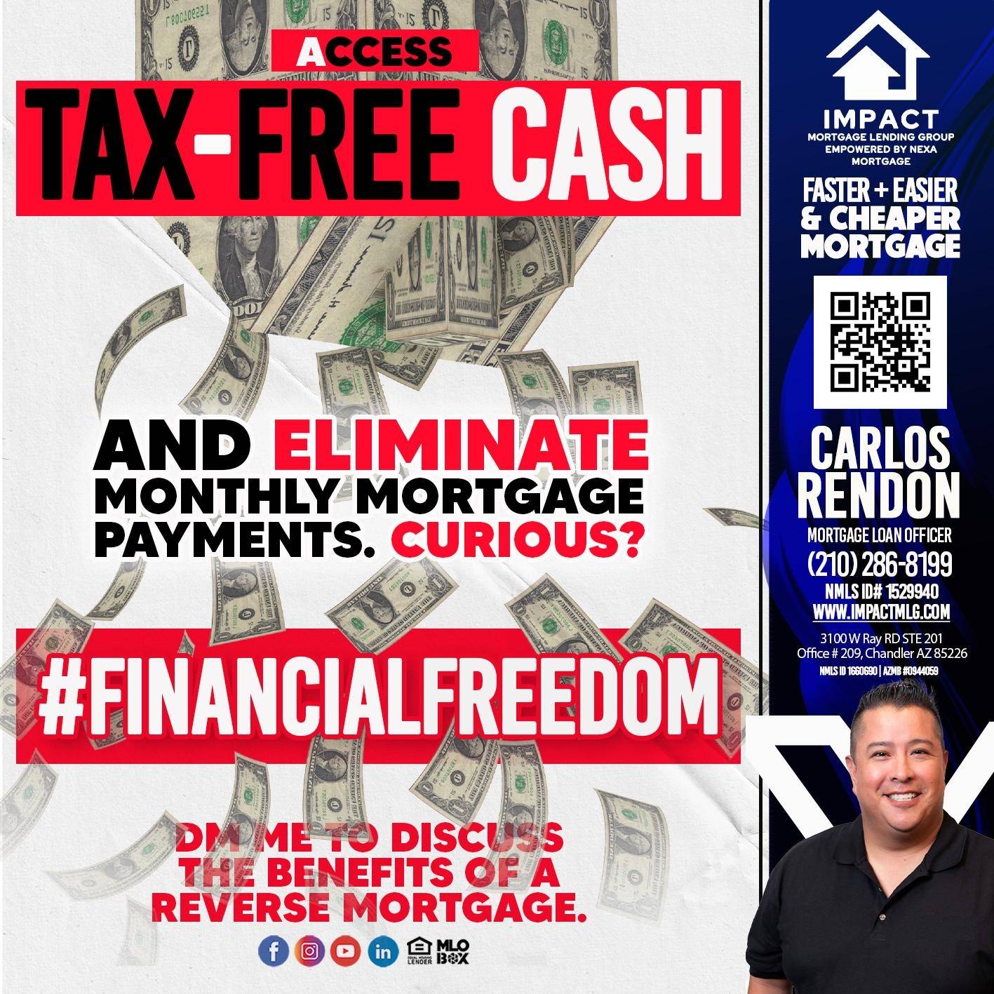 FREE TAX CASH - Carlos Rendon - Mortgage Loan Officer